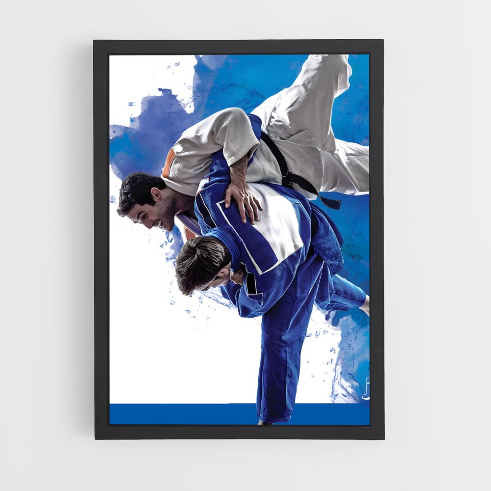 Poster Olympics judo (vue 2)